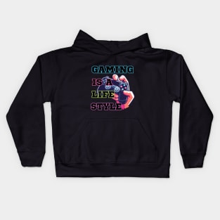 video game lover. Gaming is a lifestyle. Kids Hoodie